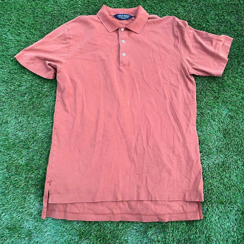Polo Golf Ralph Lauren orange pink polo shirt size medium